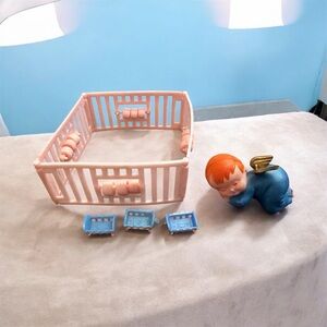 Vintage 1970’s Baby Shower Cake Topper